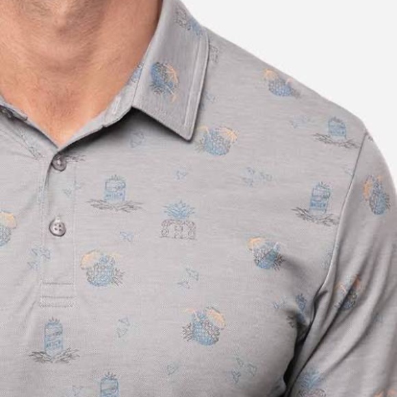 Travis Mathew Men's Bricktown Short Sleeve Golf Polo - Picture 4 of 7